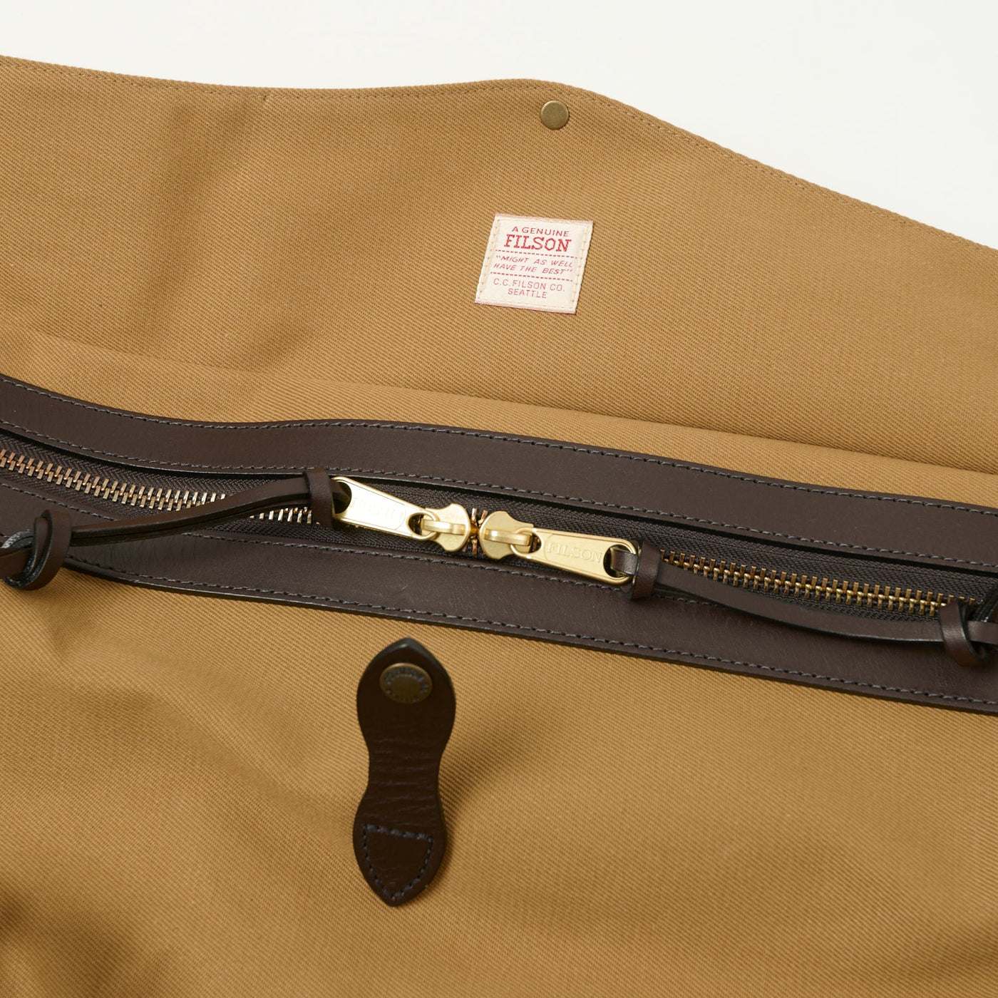 Filson Rugged Twill Large Duffle Bag - Tan