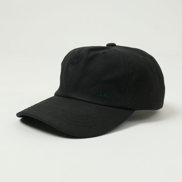 Filson Oil Tin Low-Profile Cap - Black