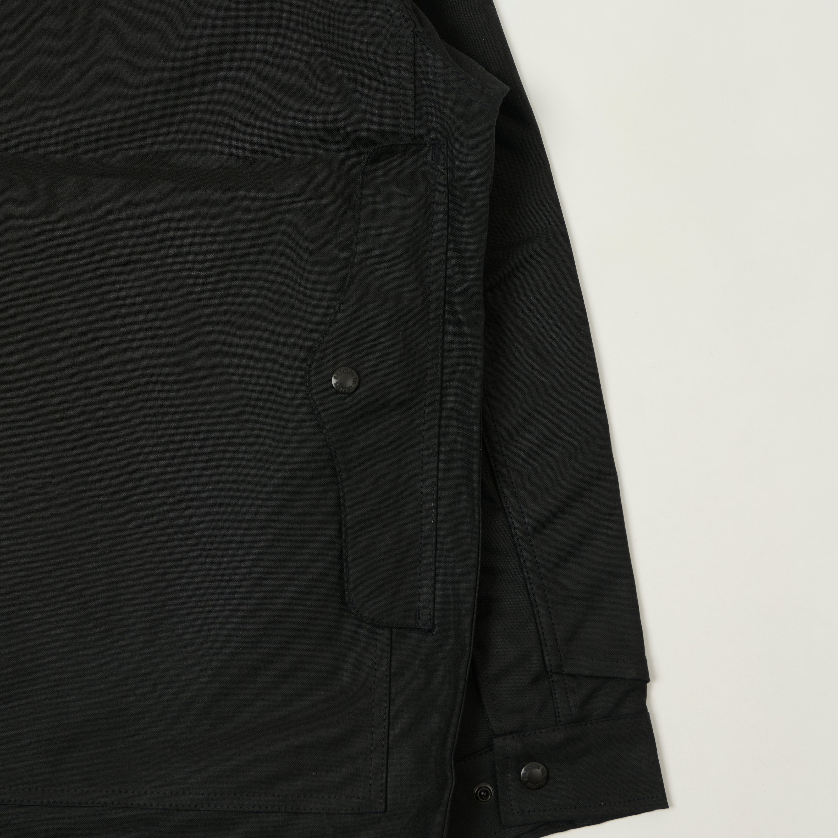 Filson Lined Tin Cloth Cruiser Jacket - Black