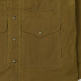 Filson Lined Tin Cloth Cruiser Jacket - Dark Tan