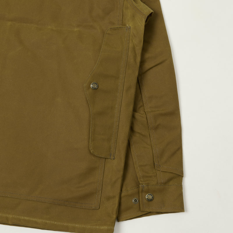 Filson Lined Tin Cloth Cruiser Jacket - Dark Tan