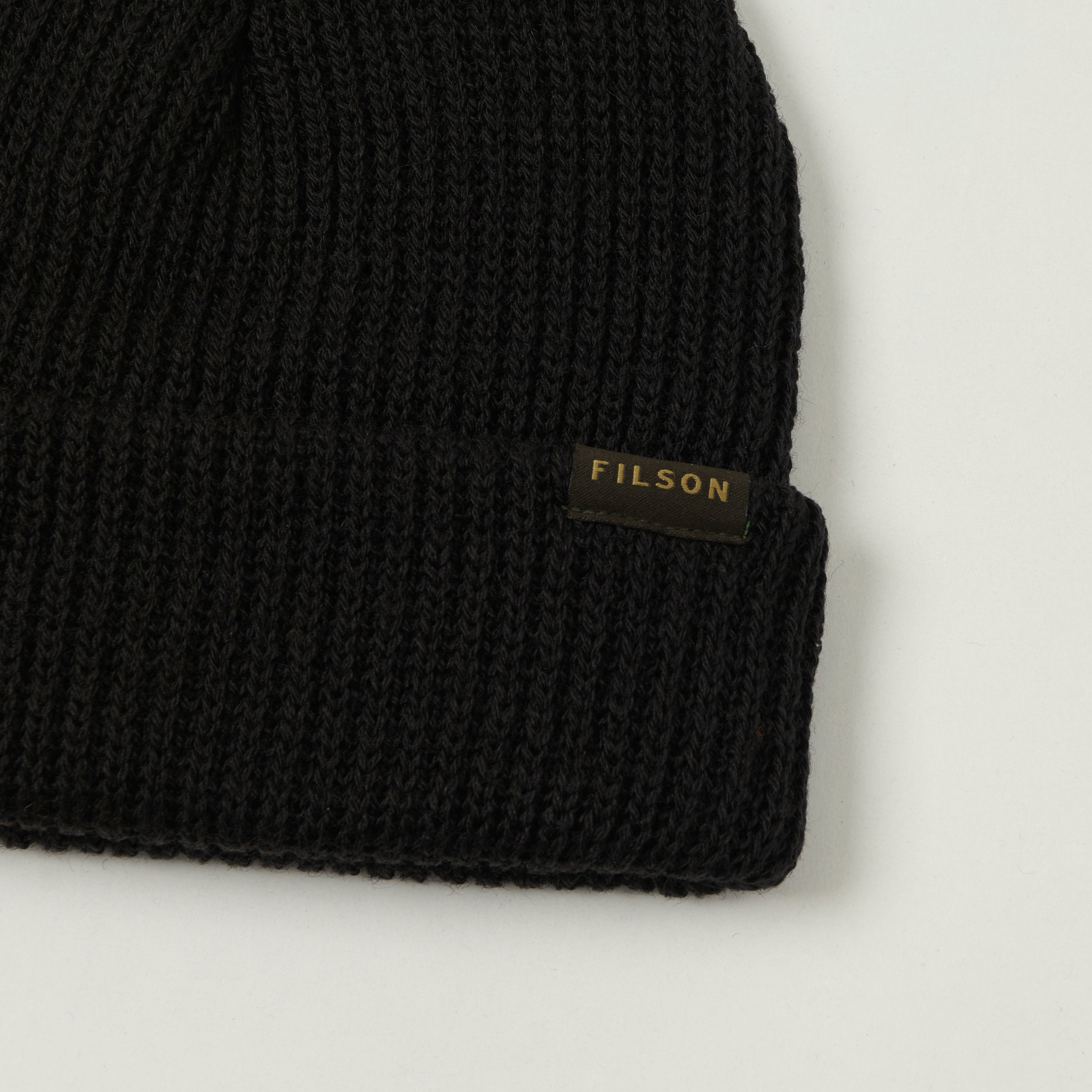 Filson Logger Watch Cap - Black