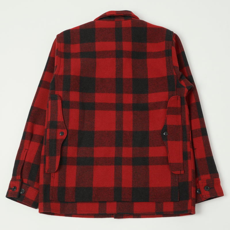 Filson Mackinaw Wool Cruiser Jacket - Red/Black