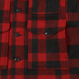 Filson Mackinaw Wool Cruiser Jacket - Red/Black