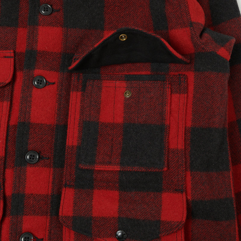 Filson Mackinaw Wool Cruiser Jacket - Red/Black | Son of a Stag