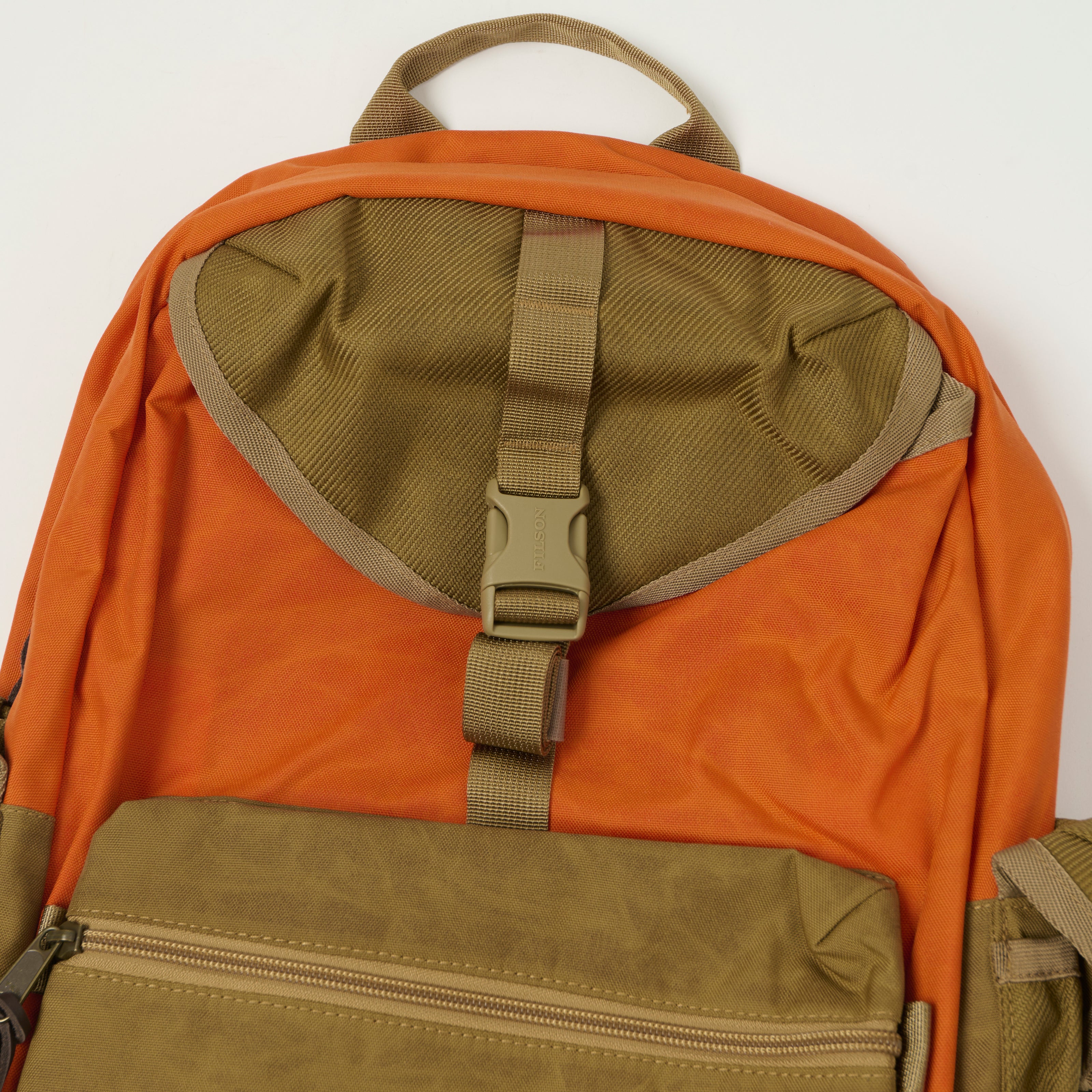 Filson Cordura 'Surveyor' Backpack - Dark Tan/Flame