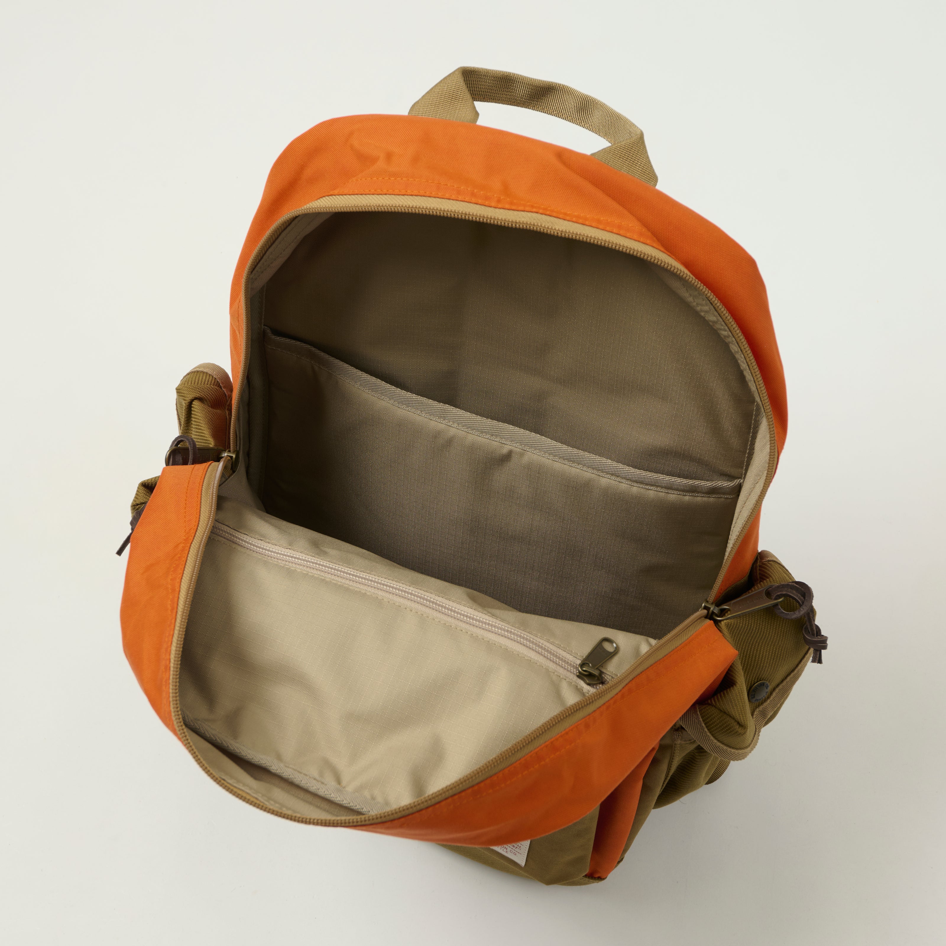 Filson Cordura 'Surveyor' Backpack - Dark Tan/Flame