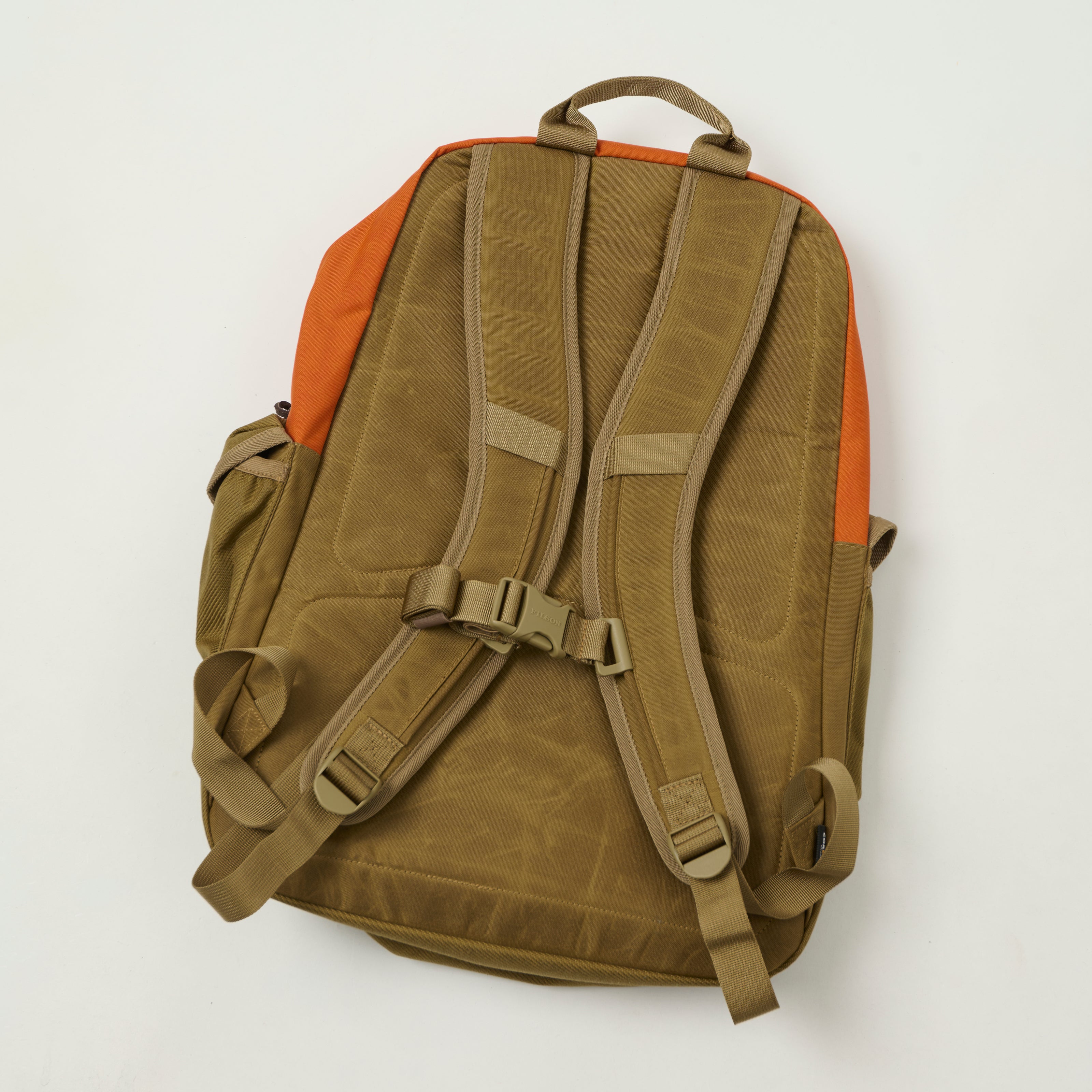 Filson Cordura 'Surveyor' Backpack - Dark Tan/Flame