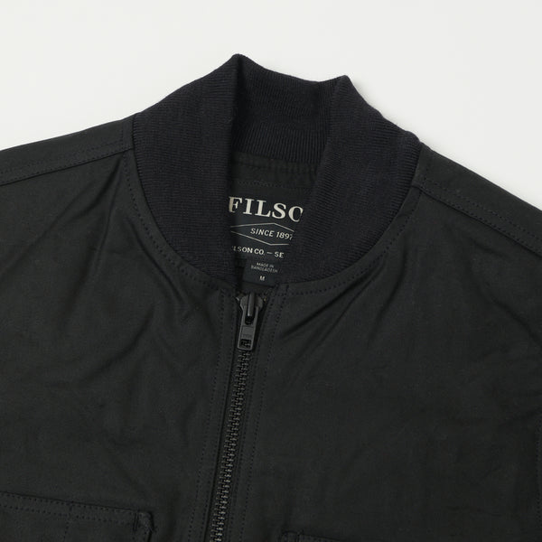 Filson Tin Cloth Insulated Work Vest - Black