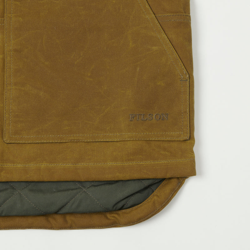 Filson Tin Cloth Insulated Work Vest - Dark Tan