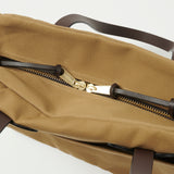 Filson Rugged Twill Tote Bag With Zipper - Tan
