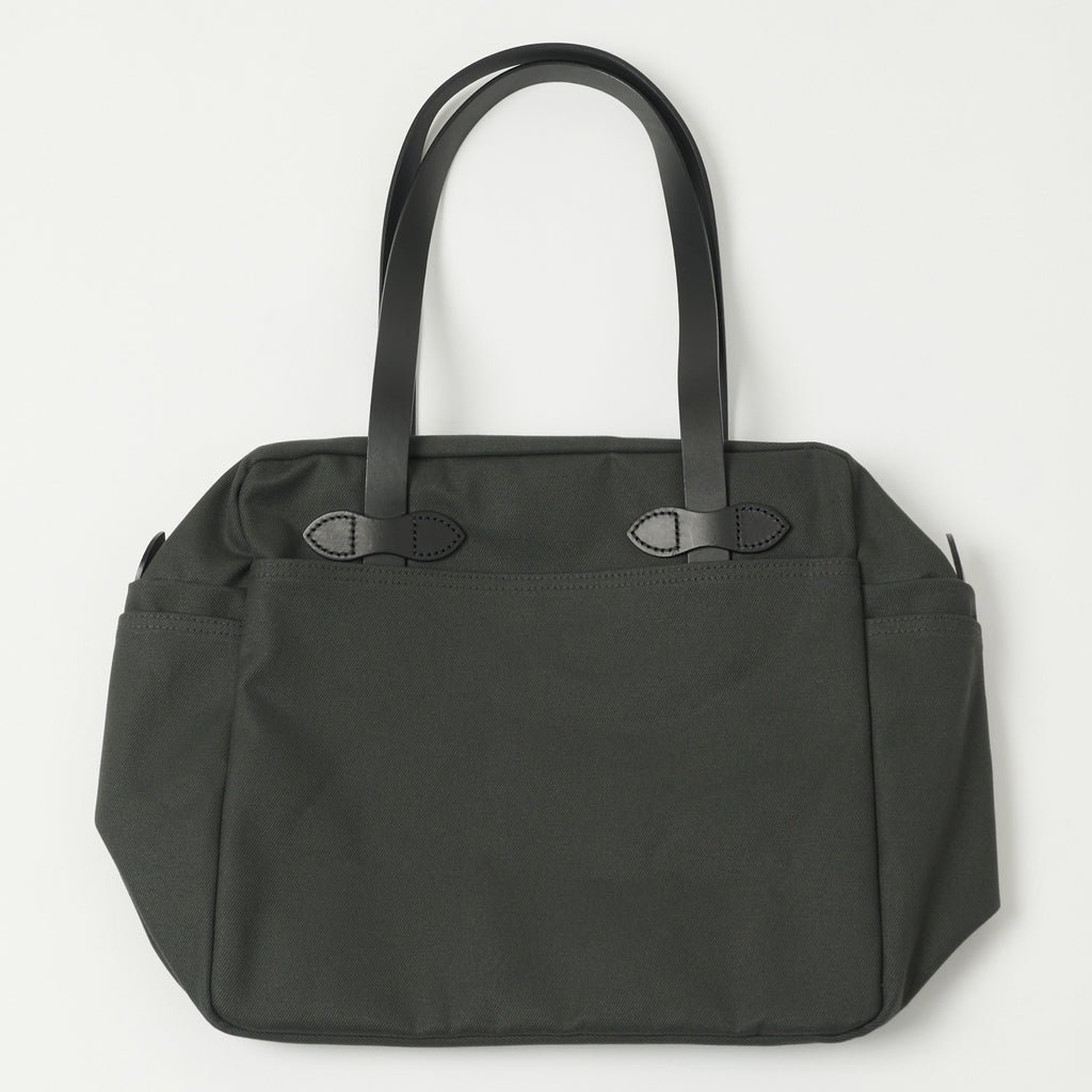 Filson Rugged Twill Tote Bag With Zipper - Faded Black | SON OF A 