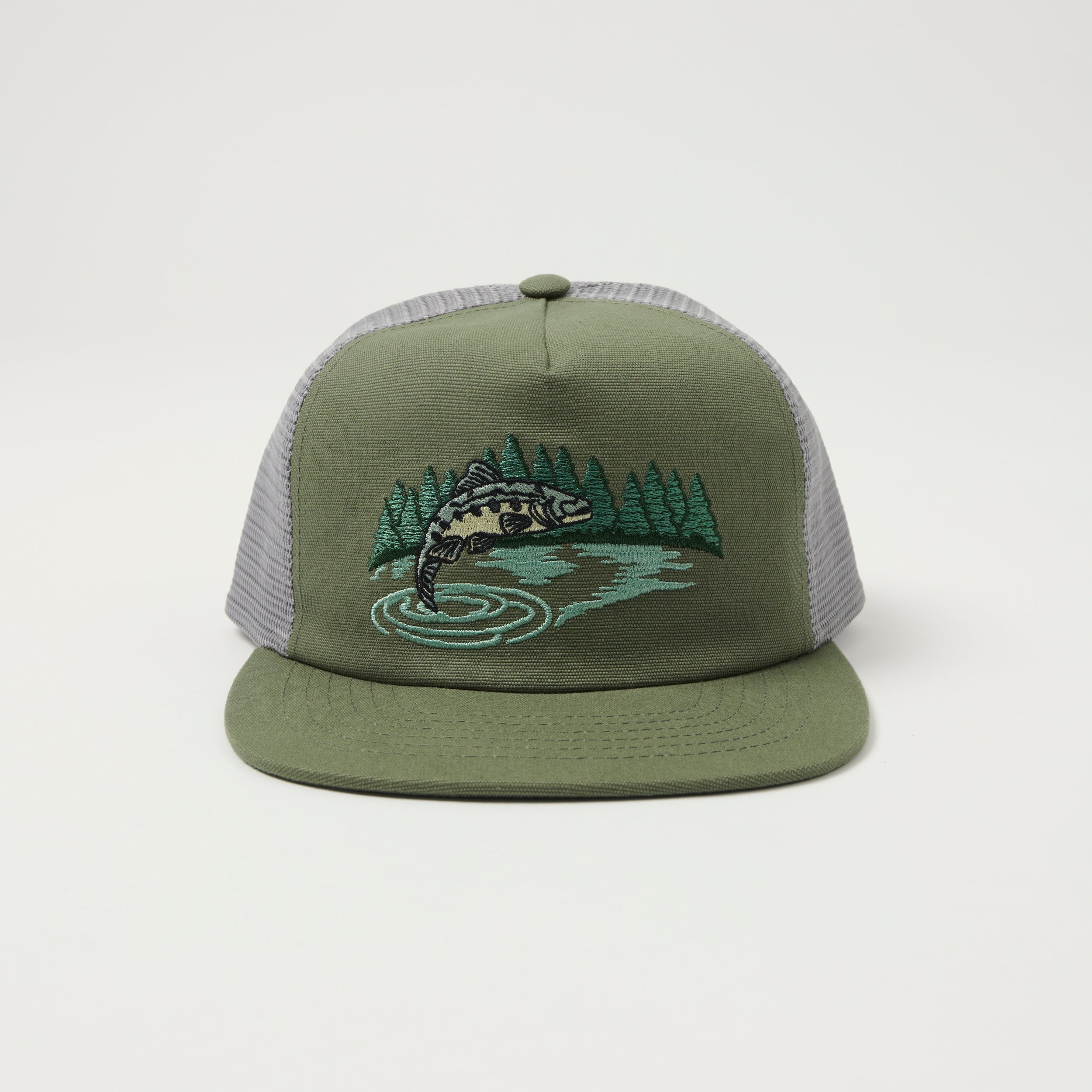 Filson 'Trout' Mesh Trucker Cap - Dusty Pine