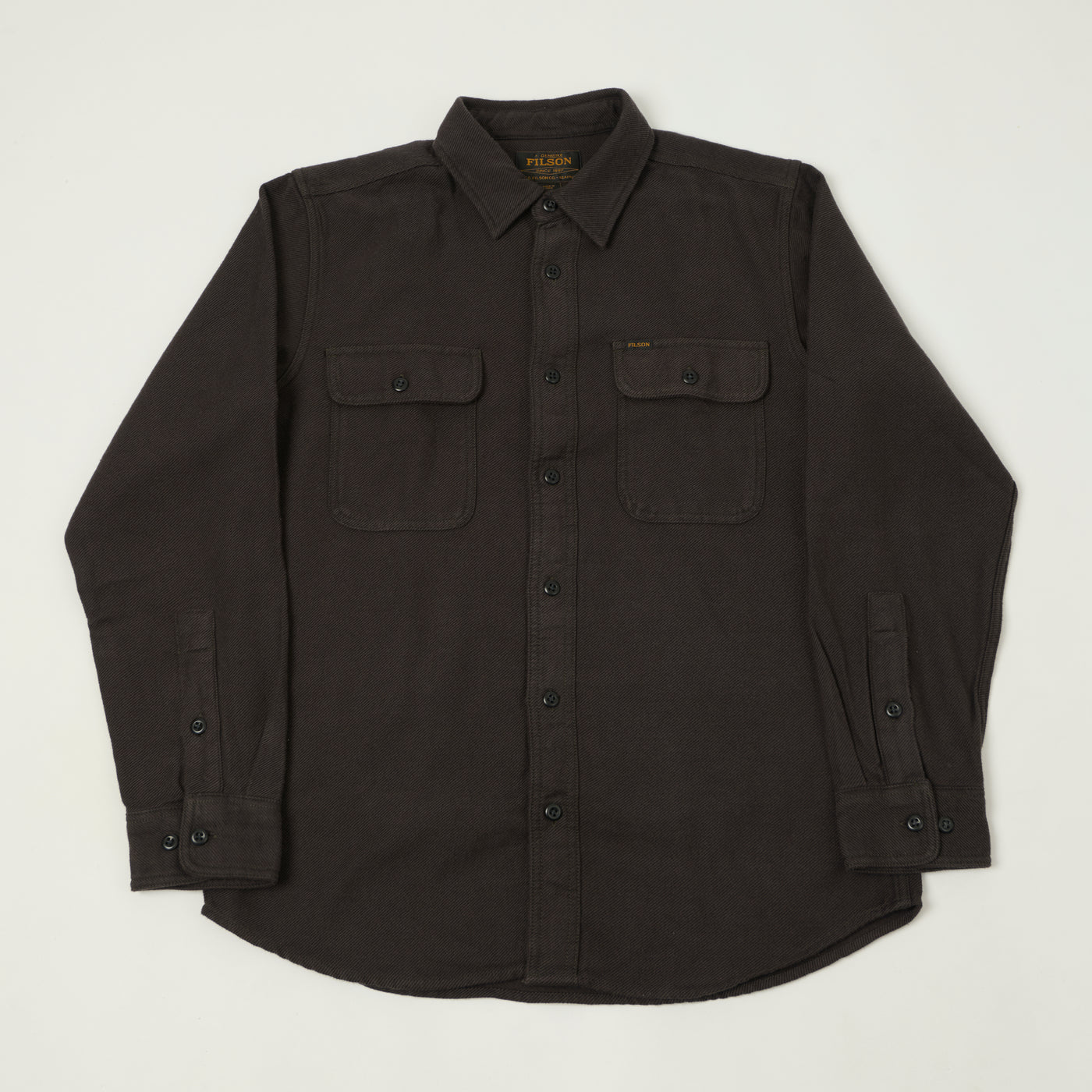 Filson Vintage Flannel Work Shirt - Charcoal