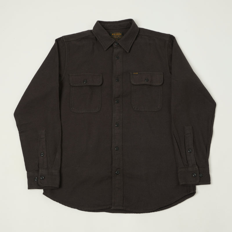 Filson Vintage Flannel Work Shirt - Charcoal