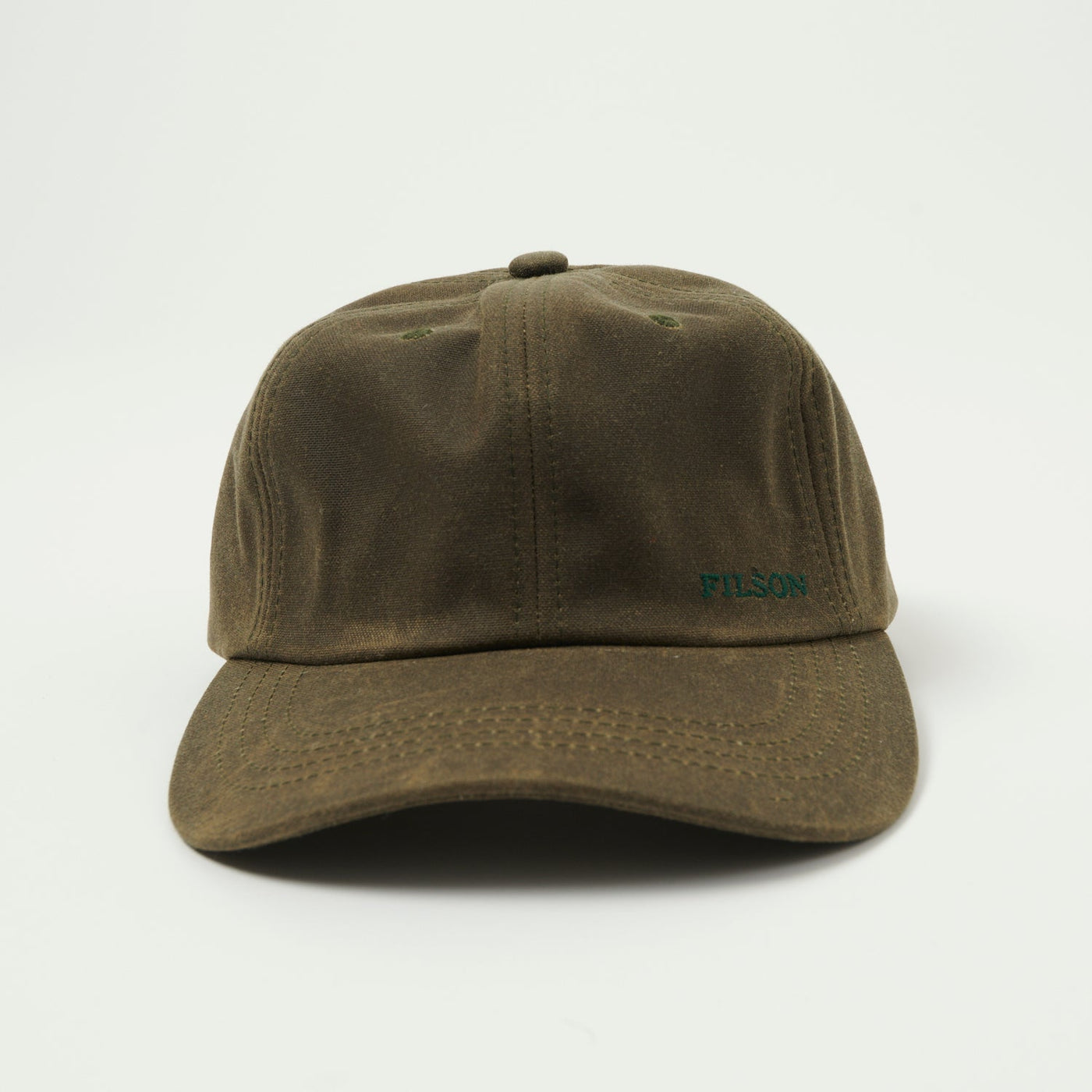 Filson Tin Cloth Low-Profile Logger Cap - Otter Green