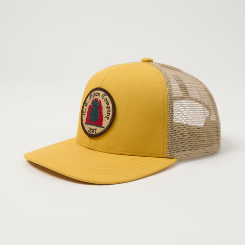 Filson 'Wildfire' Logger Mesh Trucker Cap - Vintage Gold