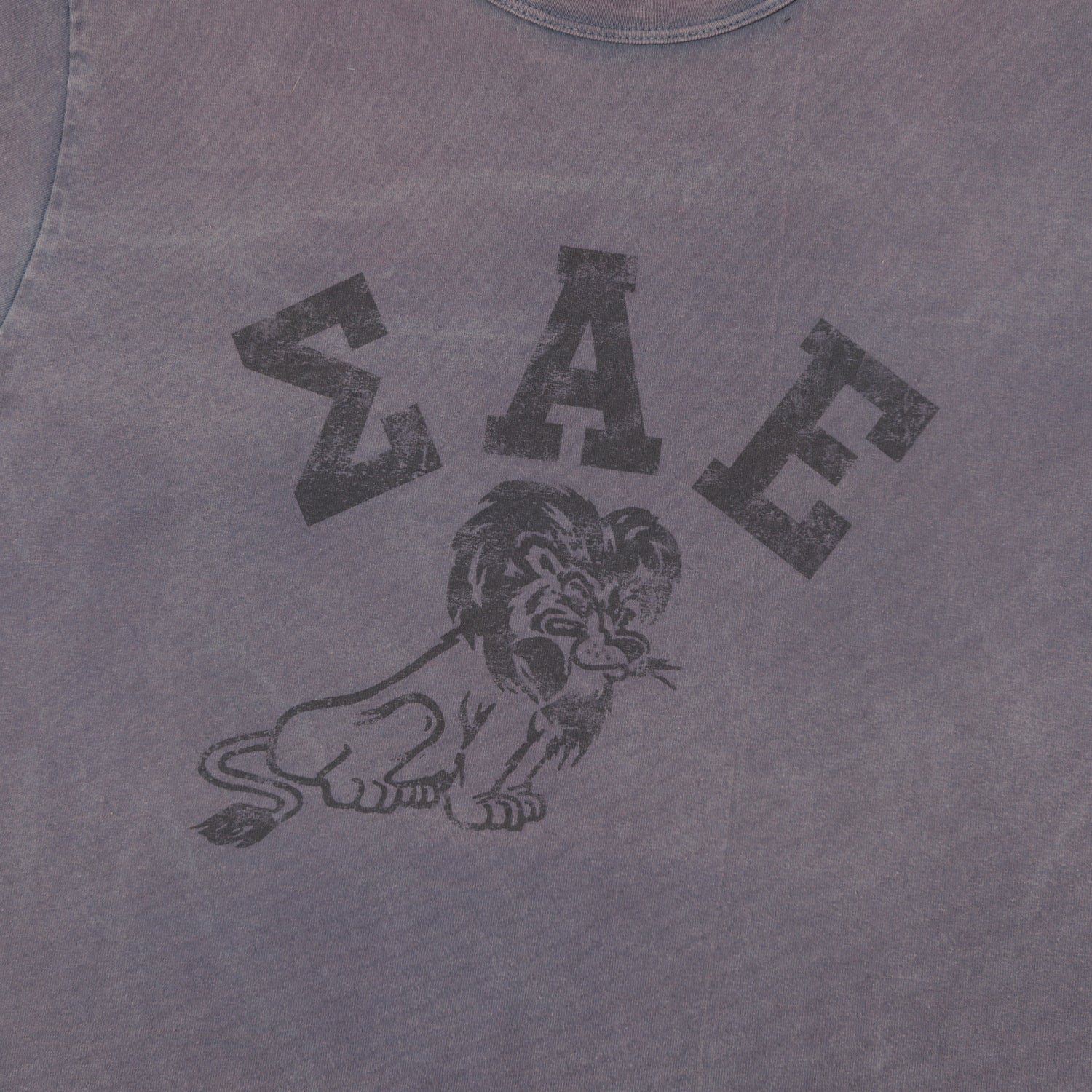 Flea-T 1950s 'Sigma Alpha Epsilon' T-Shirt - Navy