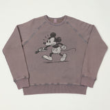 Flea-T 1950s Raglan 'Rebel Mickey' Sweatshirt - Navy