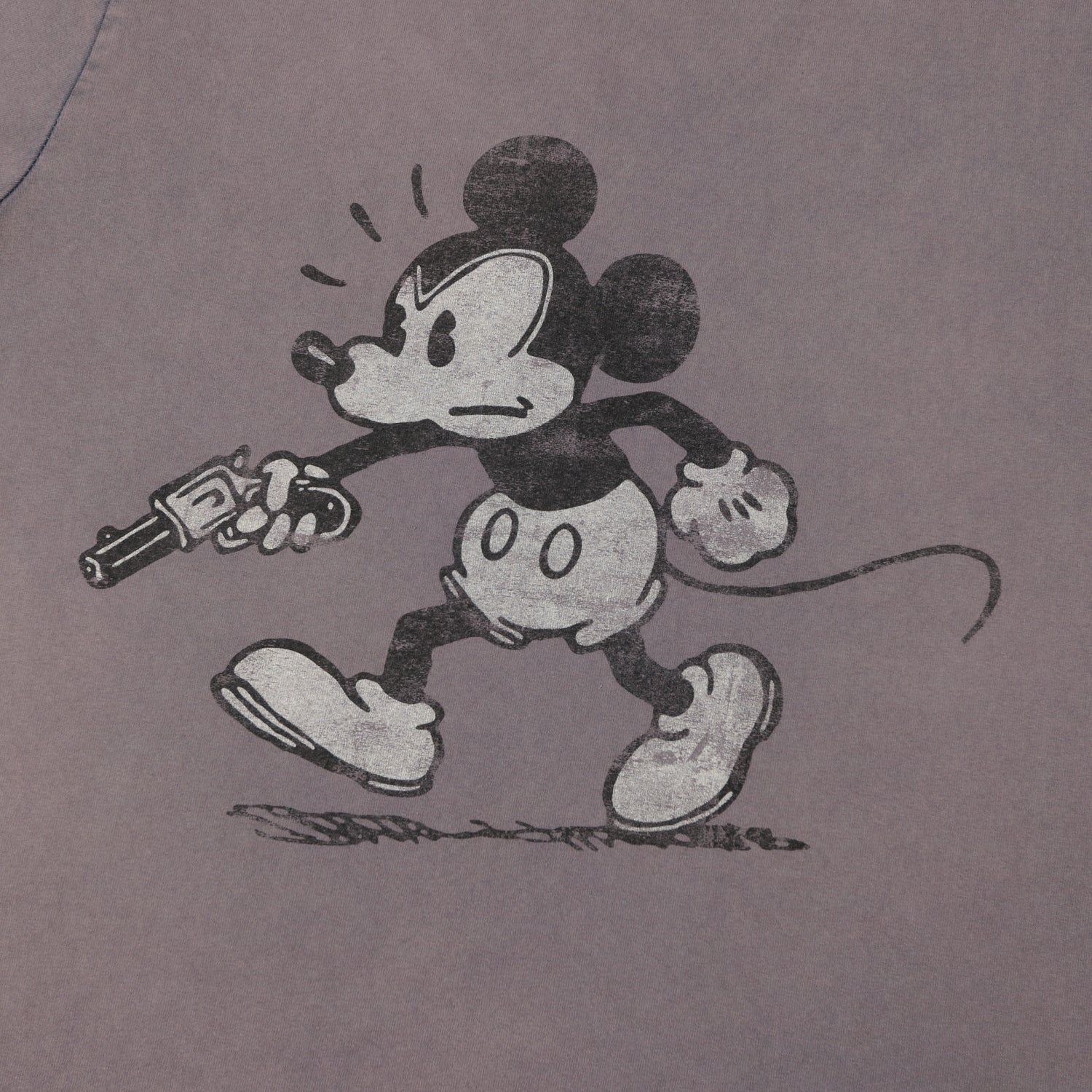 Flea-T 1950s 'Rebel Mickey' T-Shirt - Navy