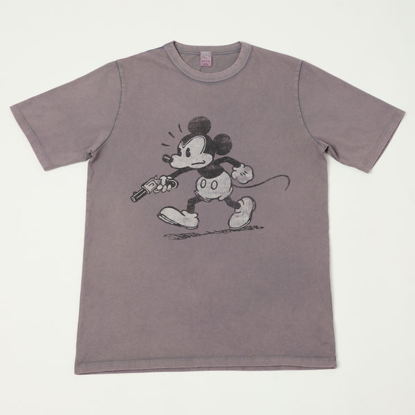 Flea-T 1950s 'Rebel Mickey' Short Sleeve T-Shirt - Navy