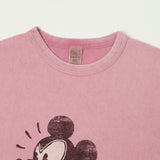 Flea-T 1950s 'Rebel Mickey' Short Sleeve T-Shirt - Pink