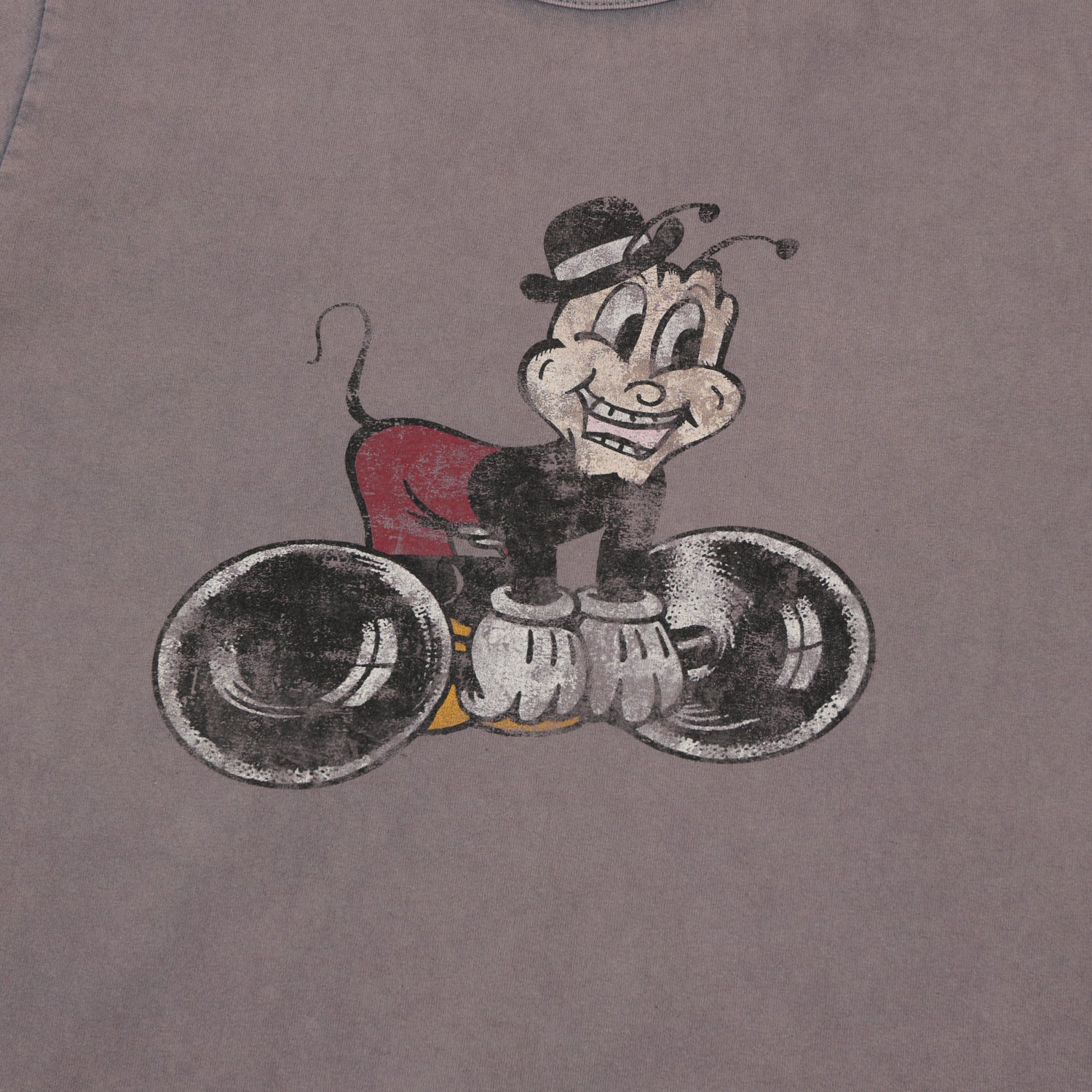 Flea-T 1950s 'Macho Mr. Flea' T-Shirt - Navy