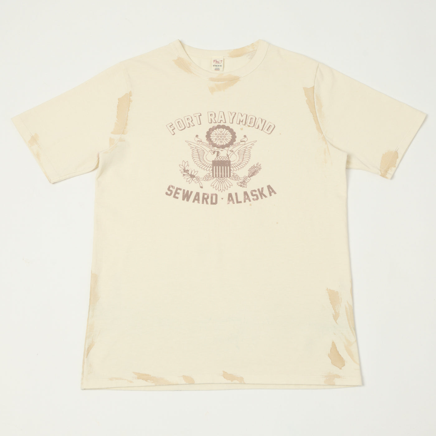 Flea-T 1950s 'Fort Raymond' T-Shirt - White