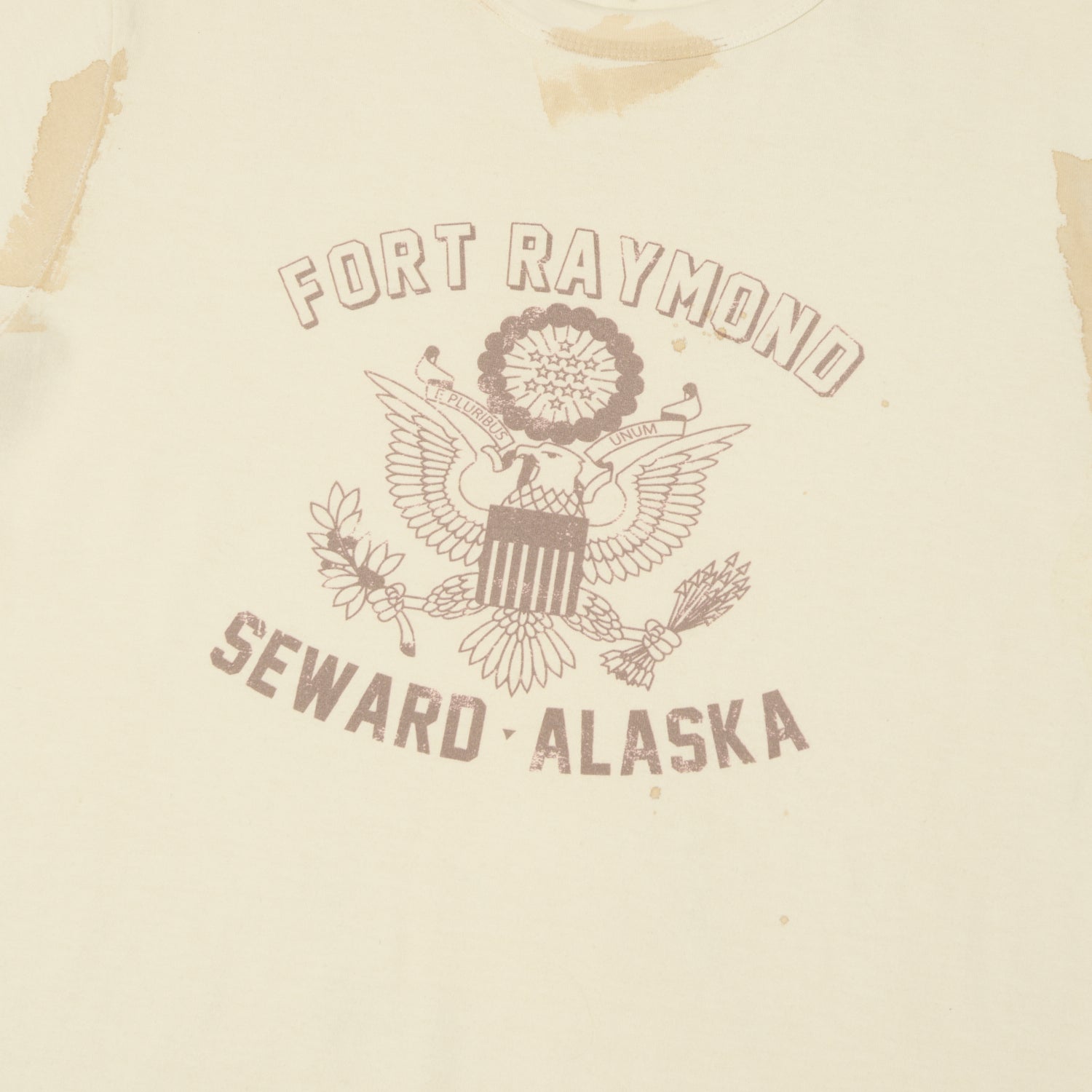 Flea-T 1950s 'Fort Raymond' T-Shirt - White