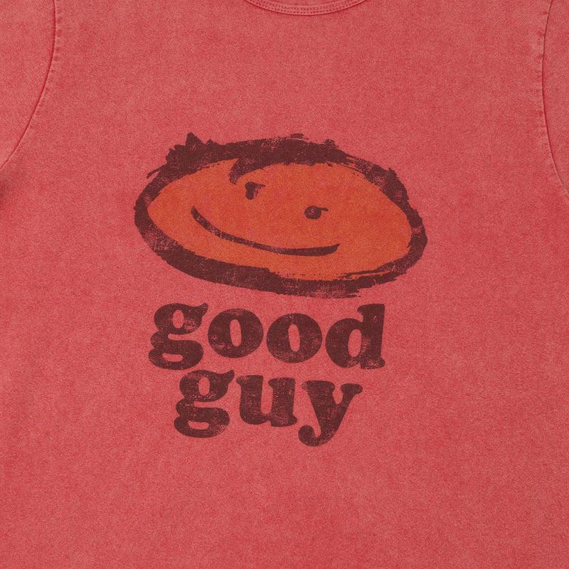 Flea-T 1950s 'good guy' Short Sleeve T-Shirt - Red