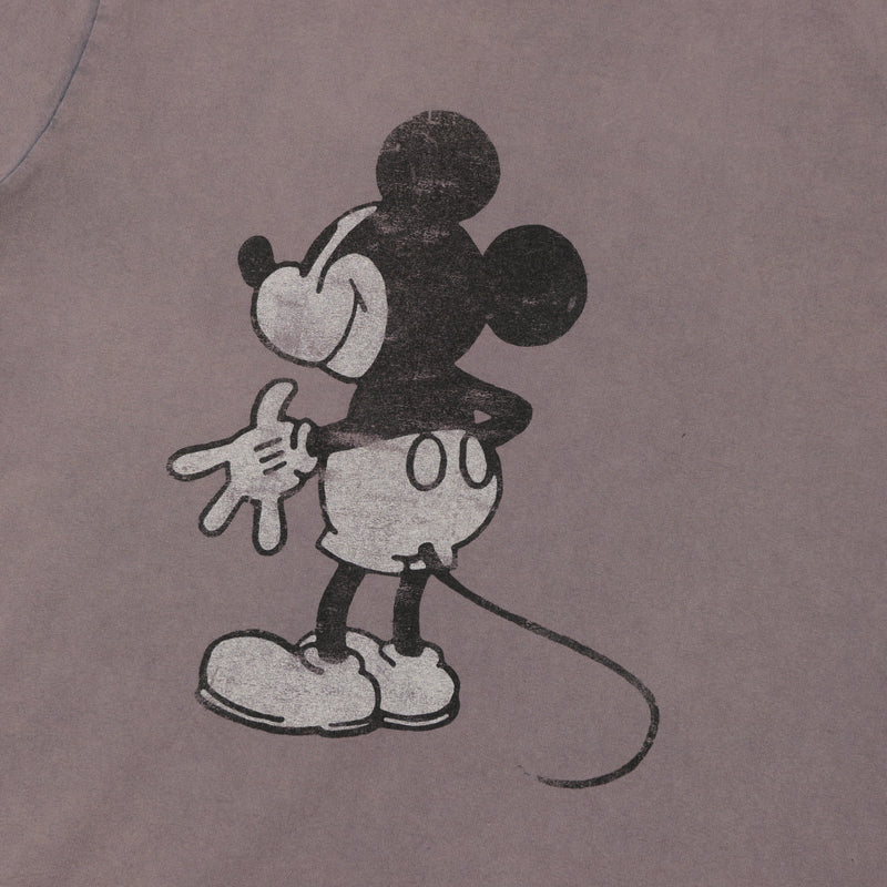 Flea-T 1950s 'Behind Mickey' Short Sleeve T-Shirt - Navy