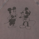 Flea-T 1950s Raglan 'Mono Mickey Evolution' Sweatshirt - Navy