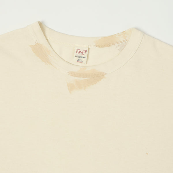 Flea-T 1950s 'Vintage' Short Sleeve T-Shirt - White