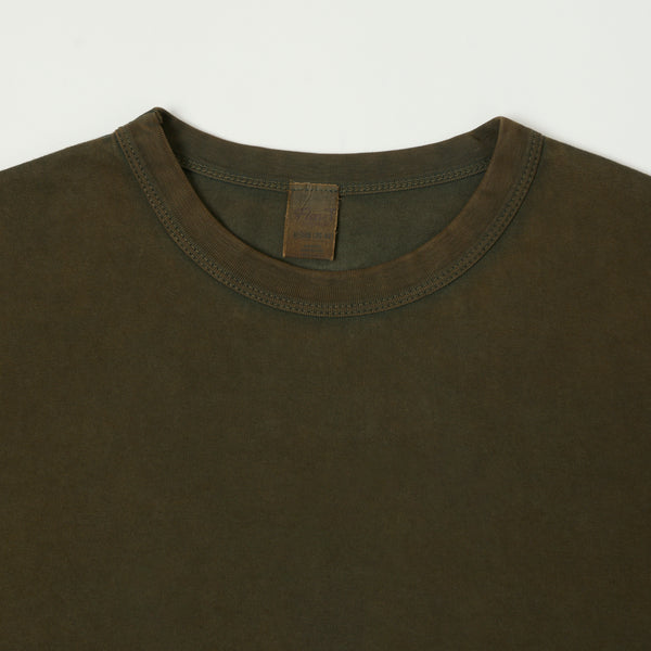 Flea-T 1950s Garment Dyed T-Shirt - Brown