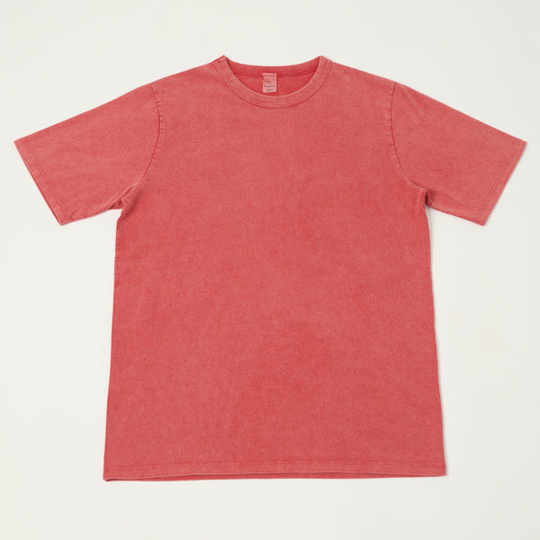 Flea-T 1950s Garment Dyed T-Shirt - Red