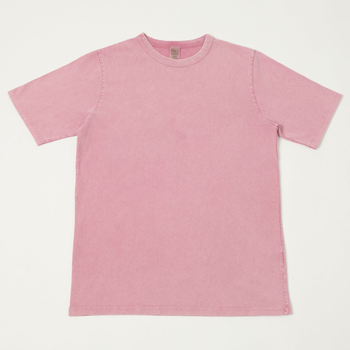 Flea-T 1950s Garment Dyed T-Shirt - Pink