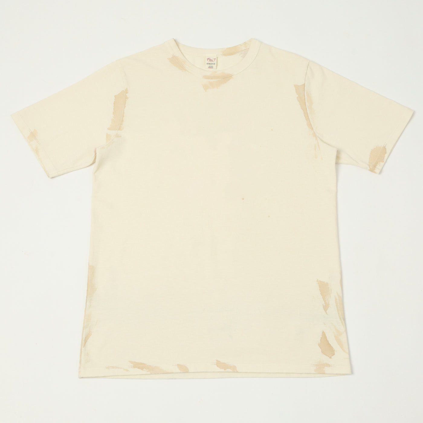 Flea-T 1950s 'Vintage' Wash T-Shirt - White