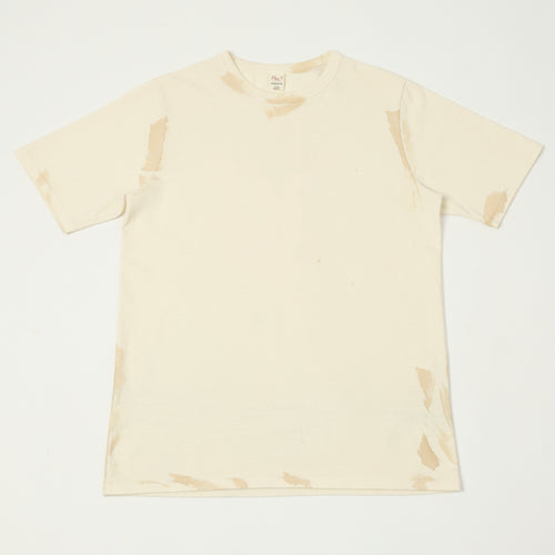Flea-T 1950s 'Vintage' Wash T-Shirt - White