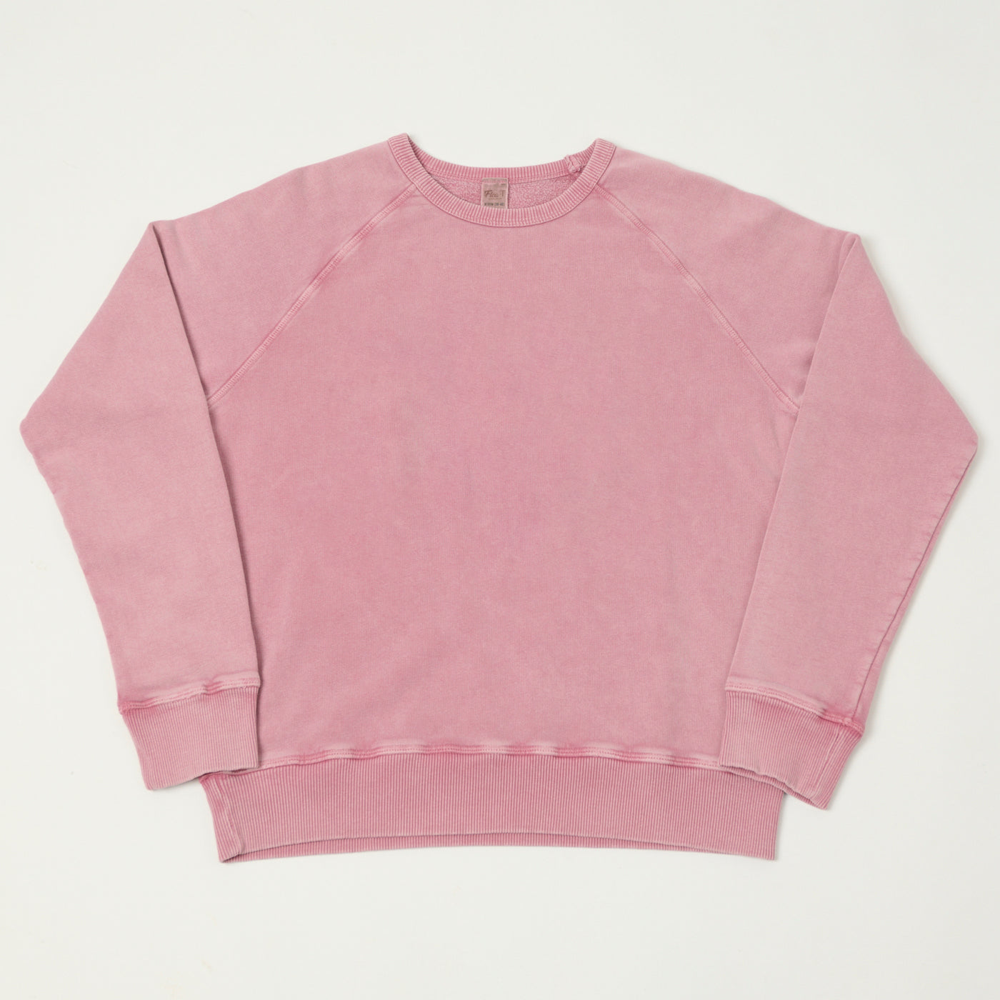 Flea-T 1950s Raglan Sleeve Sweatshirt - Pink