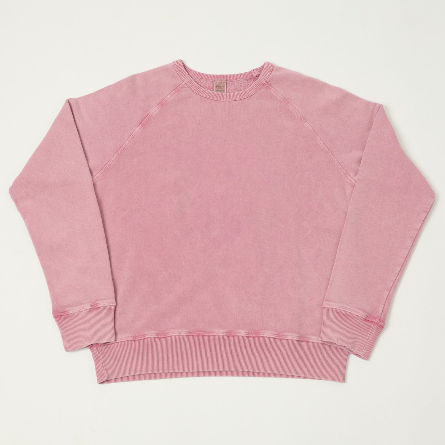 Flea-T 1950s Raglan Sleeve Sweatshirt - Pink