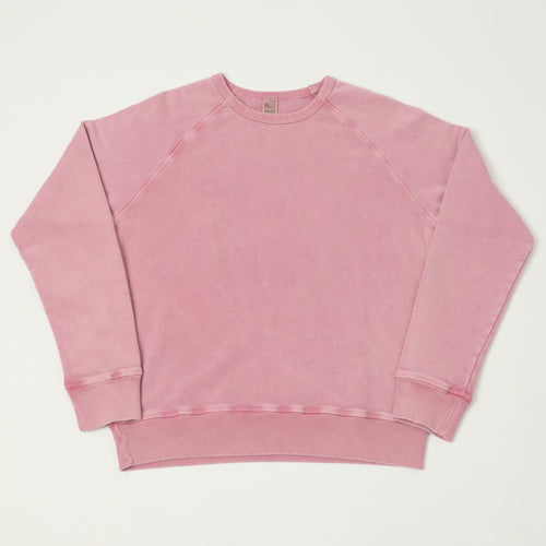 Flea-T 1950s Raglan Sleeve Sweatshirt - Pink