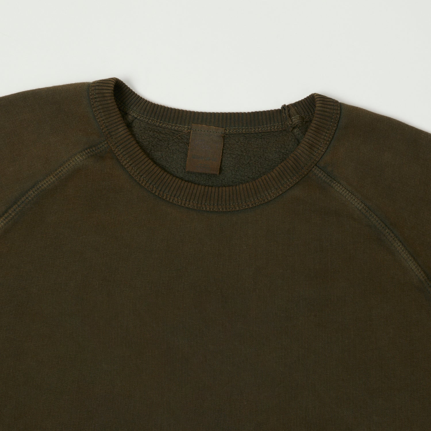 Flea-T 1950s Raglan Sleeve Sweatshirt - Brown