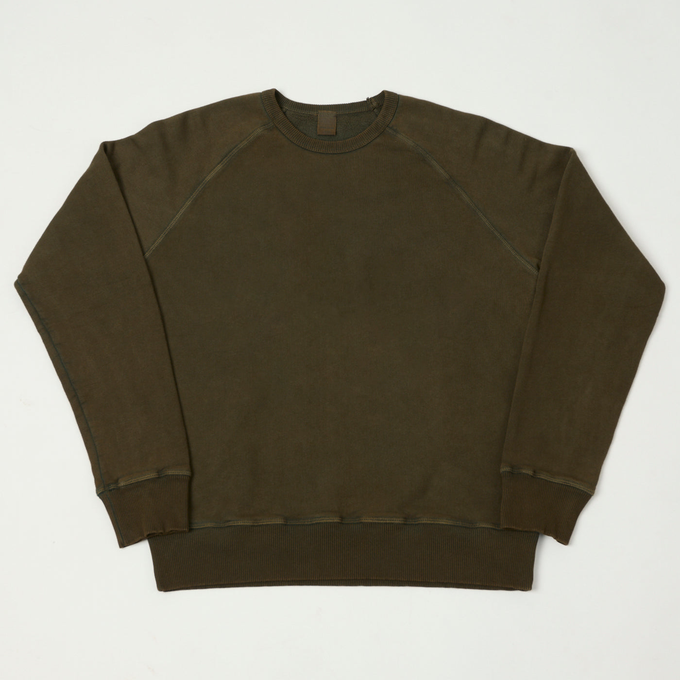 Flea-T 1950s Raglan Sleeve Sweatshirt - Brown
