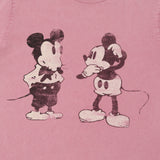 Flea-T 1950s 'Mickey Evolution'' Short Sleeve T-Shirt - Pink