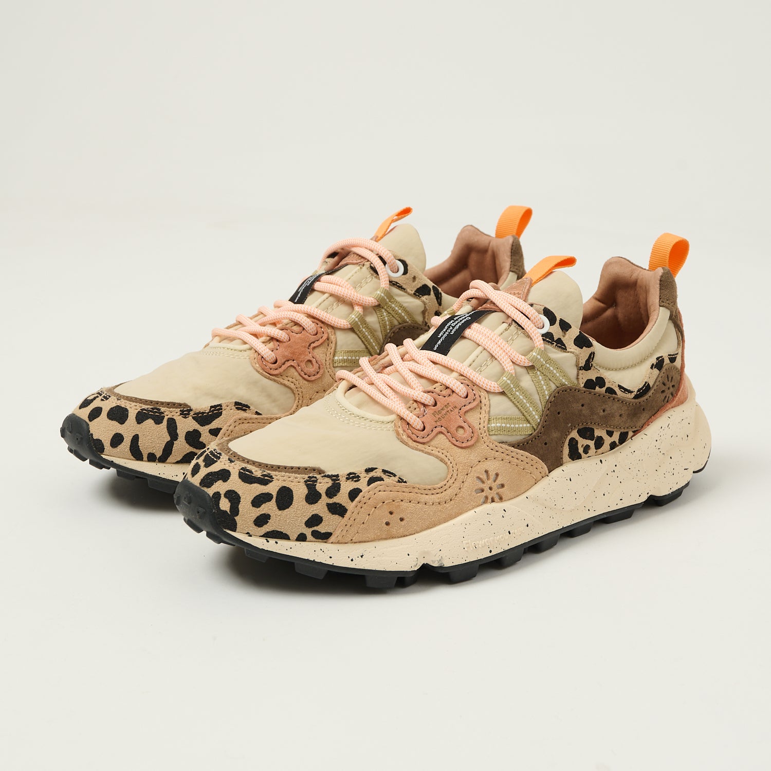Flower Mountain Yamano 3 Man Suede/Nylon Sneaker - Black/Brown