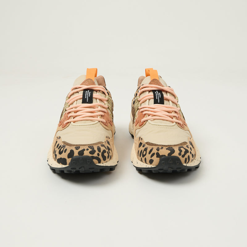 Flower Mountain Yamano 3 Suede/Nylon Sneaker - Beige/Milk/Light Brown