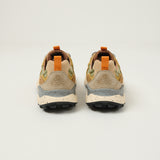 Flower Mountain Yamano 3 Suede/Nylon Sneaker - Grey/Light Brown/Beige