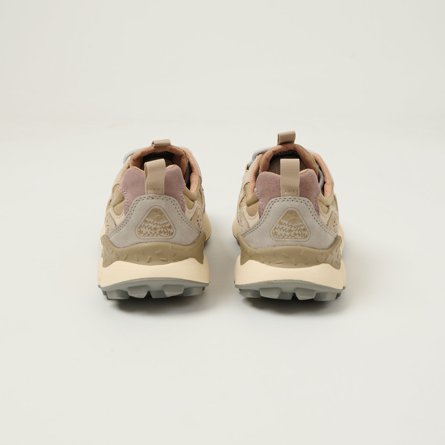 Flower Mountain Yamano 3 Suede/Nylon Sneaker - Grey/Mud/Off White