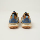 Flower Mountain Yamano 3 Suede/Nylon Sneaker - Brown/Deep Petrol/Light Blue