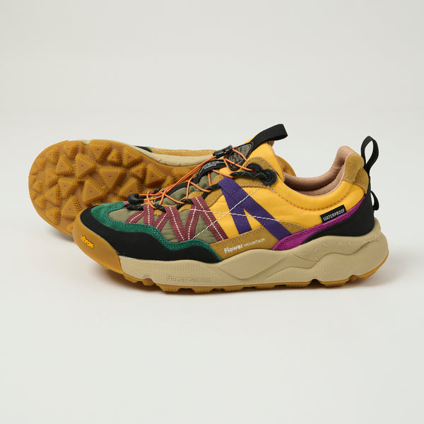 Flower Mountain Iwano 2 Uni 'Suede/Nylon - Black/Cognac/Yellow